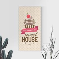 Gambar dekorasi dinding poster dekorasi toko kue Cakes cake dekor dinding - Sweet House dari LANCARI Kota Administrasi Jakarta Pusat 2 Tokopedia