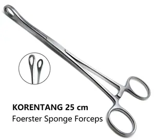 Korentang 25cm Foerster Sponge Forceps