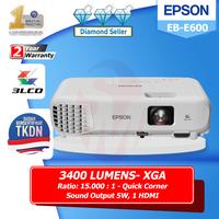 Gambar Projector Epson EB E600 3400 LUMENS HDMI 3LCD sudah TKDN dari SinarMutiara Online Kota Administrasi Jakarta Barat 3 Tokopedia