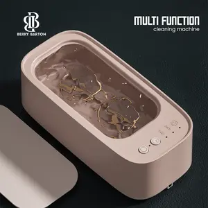 Ultrasonic Cleaner Kacamata Mesin Pembersih Kacamata Aksesoris Getar Tombol Timer Berrybarton S700