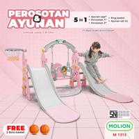 Gambar Mainan Prosotan Seluncuran Ayunan 5in1 Anak Perosotan Ganda Playground Anak 001-M1313 - M1301 BIRU 3in1 dari Calary Toys Kota Surabaya 1 Tokopedia
