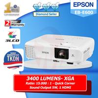 Gambar Projector Epson EB E600 3400 LUMENS HDMI 3LCD sudah TKDN dari SinarMutiara Online Kota Administrasi Jakarta Barat 5 Tokopedia