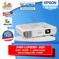 Gambar Projector Epson EB E600 3400 LUMENS HDMI 3LCD sudah TKDN dari SinarMutiara Online Kota Administrasi Jakarta Barat 4 Tokopedia
