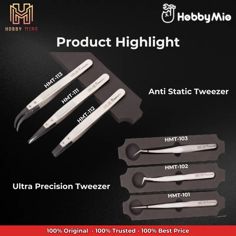 HOBBY MIO Anti Static Tweezer / Pinset Gundam 2