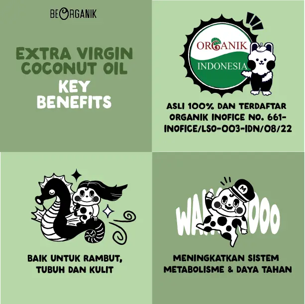 Extra Virgin Coconut Oil VCO 250ml - Minyak Kelapa Murni 100% Organik 4