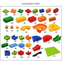 Gambar Mainan Anak Balok Susun Block Brick Marble Race Run Kelereng 168 pcs dari Sumo Baby Kota Administrasi Jakarta Barat 5 Tokopedia