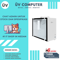 Gambar Hose Lexa Gaming Pandora Casing Gaming PC Komputer Mini Tower Micro M-ATX Type C White Putih Case dari UV Computer Mall Kota Medan 1 Tokopedia