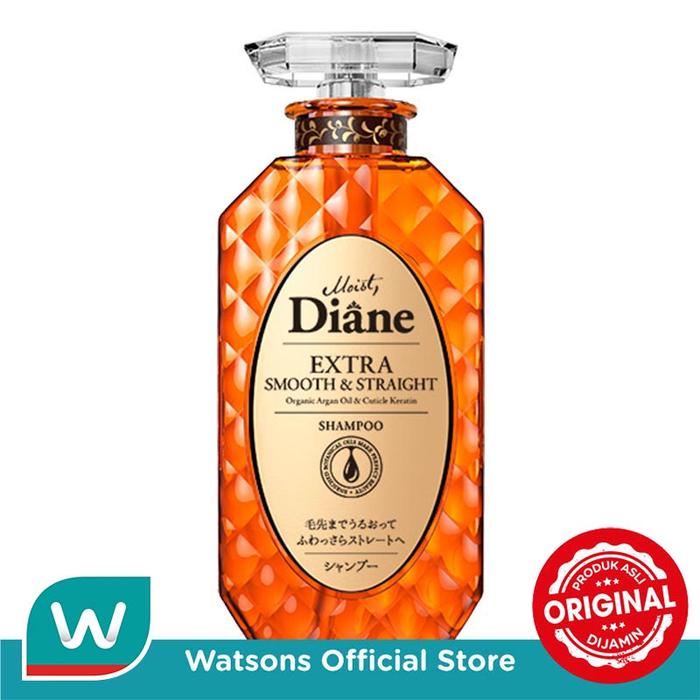 Gambar Moist Diane Shampoo Extra Smooth & Straight 450ml dari Watsons Indonesia Official Store Kab. Tangerang Tokopedia