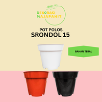 Gambar Pot Tinggi Srondol 15 Putih Hitam Merah BataTerracota Terracotta dari Dander Fast Kab. Bekasi 1 Tokopedia