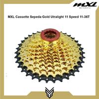 Gambar Cassette MXL Gold Ultralight 11 Speed 11-36T Sprocket Cassette Gear Sepeda dari MXL Sports Indonesia Kota Administrasi Jakarta Selatan 1 Tokopedia