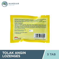 Gambar Permen Tolak Angin Lozenges Sachet - Menghangatkan dan Melegakan Tenggorokan dari Apotekmandjurofficial Kota Administrasi Jakarta Pusat 2 Tokopedia