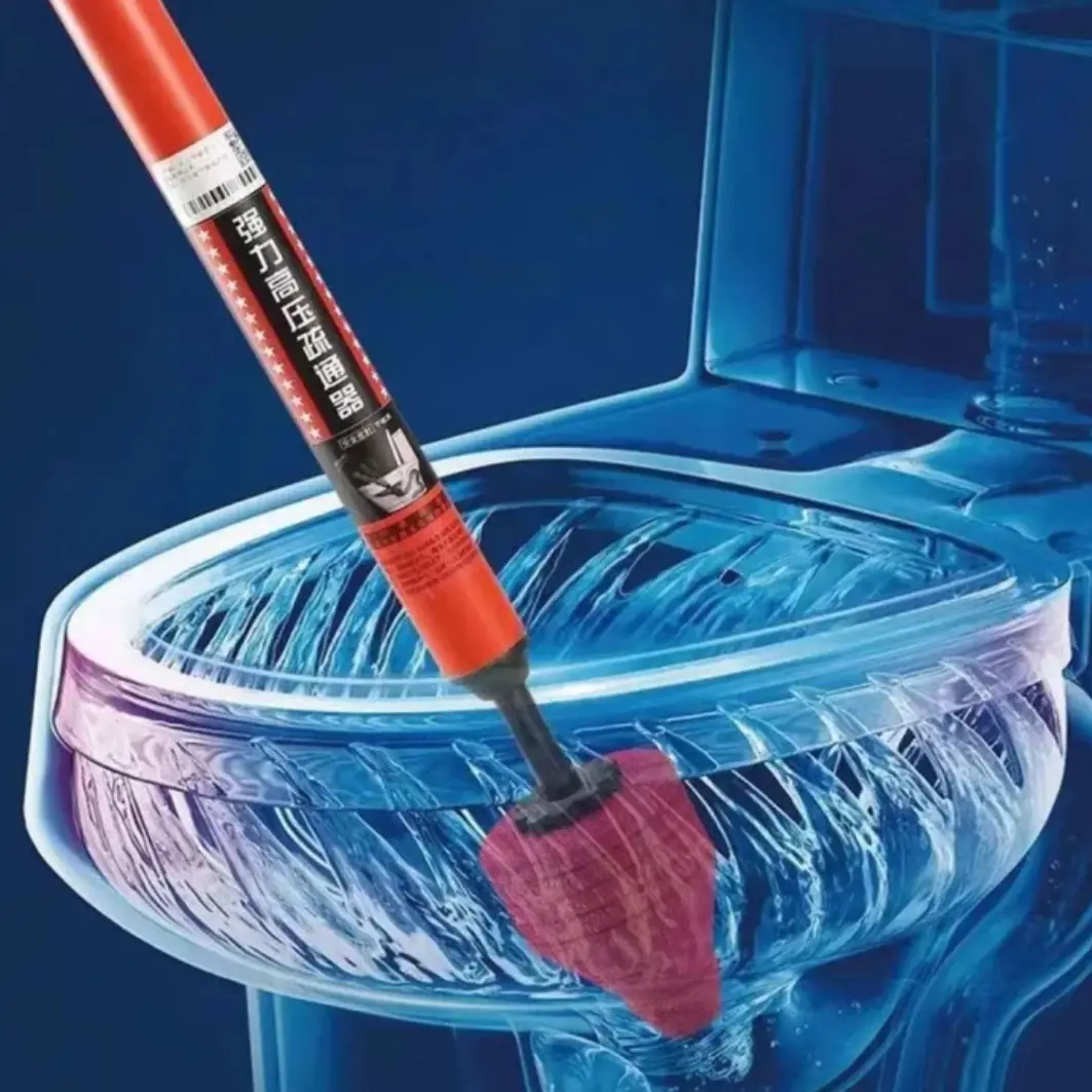Plunger Pompa Wastafel WC Penyedot Pembersih Saluran Kitchen Sink Pompa Selokan Mampet Drain Buster Air Pump Toilet Ujung Busa