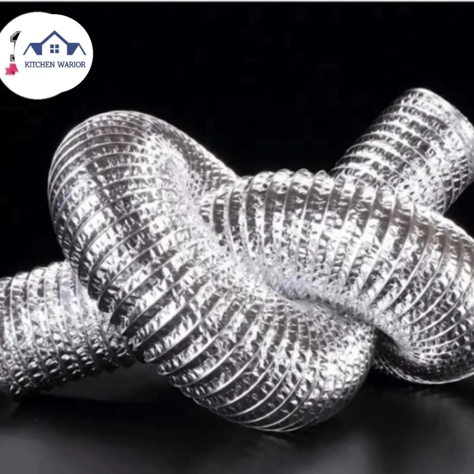 pipa exhaust aluminium 3"/4"/5"/6"/8"/10"/12"/14"/16" flexibel ducting