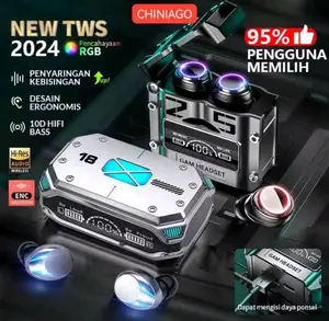 TWS Bluetooth 5.3 M41 M25 Headset Bluetooth Full Bass Stereo 4500mah Wireless Earphone