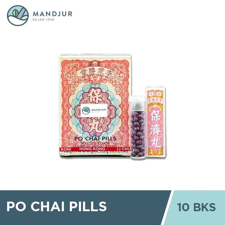 Po Chai Pills (Bungkus Besar Isi 10 Bungkus kecil) - Obat Sakit Perut