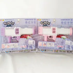 Bubble Rocket Launcher 25 LUBANG Tembak Gelembung Sabun Automatic