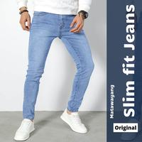 Gambar celana jeans BIRU NAVY skinny slimfit panjang pria / 27-32 /Braga dari Toko serba 80 Kota Surabaya 2 Tokopedia