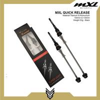 Gambar Quick Release Sepeda MXL AS QR Skewer Hub Sepeda Titanium 100/130 mm - Black dari MXL Sports Indonesia Kota Administrasi Jakarta Selatan 1 Tokopedia