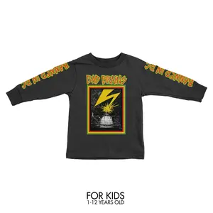 Kaos Band Anak Perempuan Dan Laki-Laki Bad Brains Long Sleeve