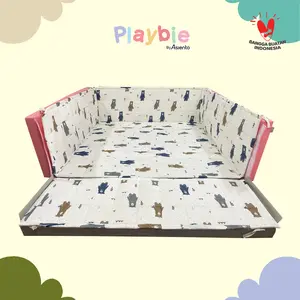 Playbie bed cover bumper bed/bedding set/ tambahankasur bayi