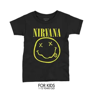 Baju Anak Perempuan Dan Laki Laki  Kaos Band Nirvana Fashion