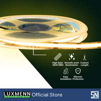 Gambar LUXMENN COB Led Strip Dotless IP33COB SMD Sillicone, DC24V, 10W/M, 10M/Roll - White, 10M dari Luxmenn Lighting LED Kota Administrasi Jakarta Utara 2 Tokopedia