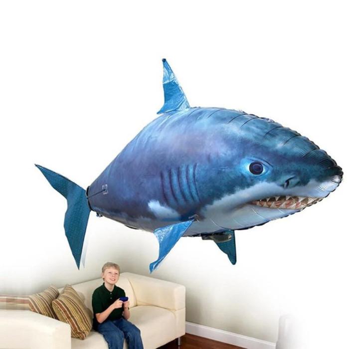 Gambar Remote Control Air Swimmers RC Fish Shark Balloon / Balon RC Ikan - Shark dari Live4Toys Kota Bekasi 5 Tokopedia