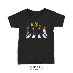 Baju Anak Perempuan Dan Laki - Laki Juniorrockstar - Beatles Simpson Kaos Fashion