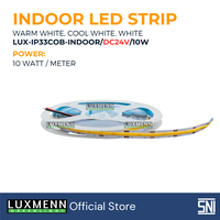 Gambar LUXMENN COB Led Strip Dotless IP33COB SMD Sillicone, DC24V, 10W/M, 10M/Roll - White, 10M dari Luxmenn Lighting LED Kota Administrasi Jakarta Utara 1 Tokopedia
