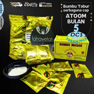 5pcs ATOOM BULAN bungkus kecil @7g PENYEDAP Baso aci seblak cuanki