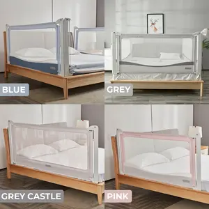 Choc Chick Extra-Tall Bedrail 160/180/200cm Tinggi Adjustable 85-100cm