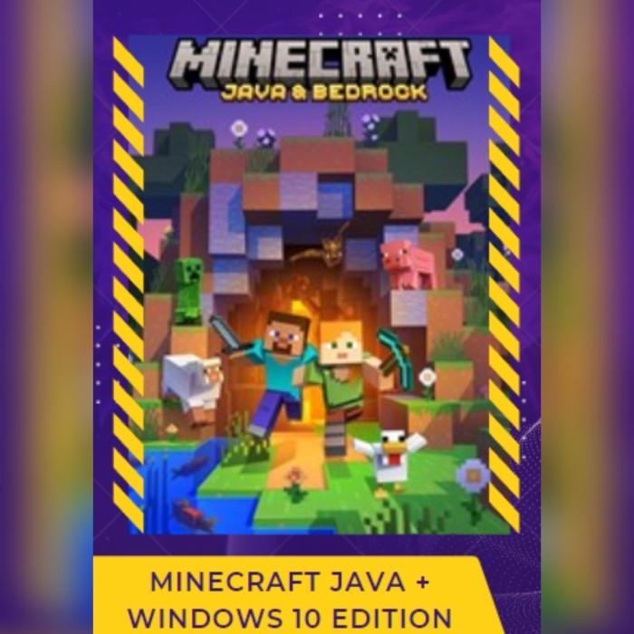 Gambar Minecraft Bedrock / Windows 10/11 Edition PC Original FULL ACCESS ONLINE dari Anugrah Net Shop Kab. Bekasi Tokopedia