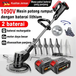 Mesin Potong Rumput Baterai 1090V/588V Cordless Lawn Mower Grass Trimmer