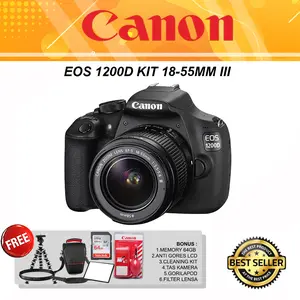 Camera Canon EOS 1200D Kit EF-S 18-55mm III DSLR Original