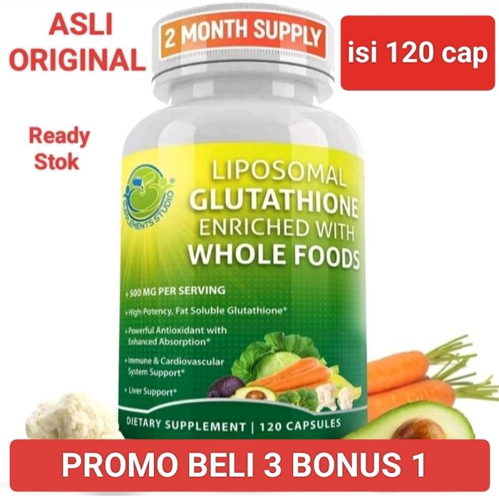 Jual Liposomal Glutathione Whole Food isi 120 Capsul - Kota Administrasi  Jakarta Barat - Tokopediastors