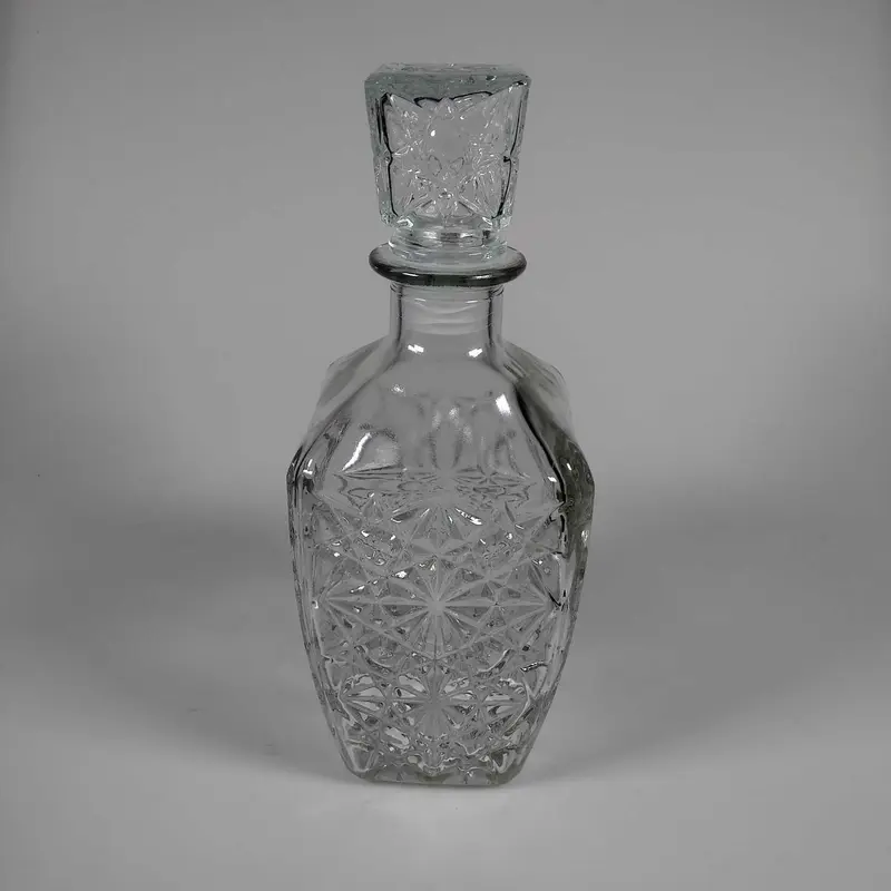 Pitcher Jug Minuman Decanter Glass Bottle Liquor Luxury Diamond 750ml - C04 1
