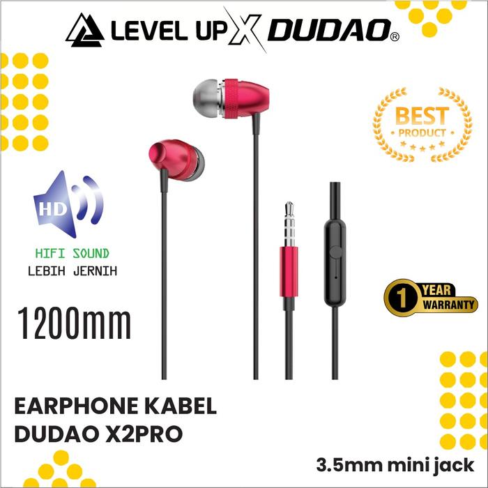 Gambar LEVEL UP x DUDAO Headset Kabel Jack 3.5mm X2PRO Metal Stereo 1200mm dari Level Up Jakarta Kota Administrasi Jakarta Pusat Tokopedia