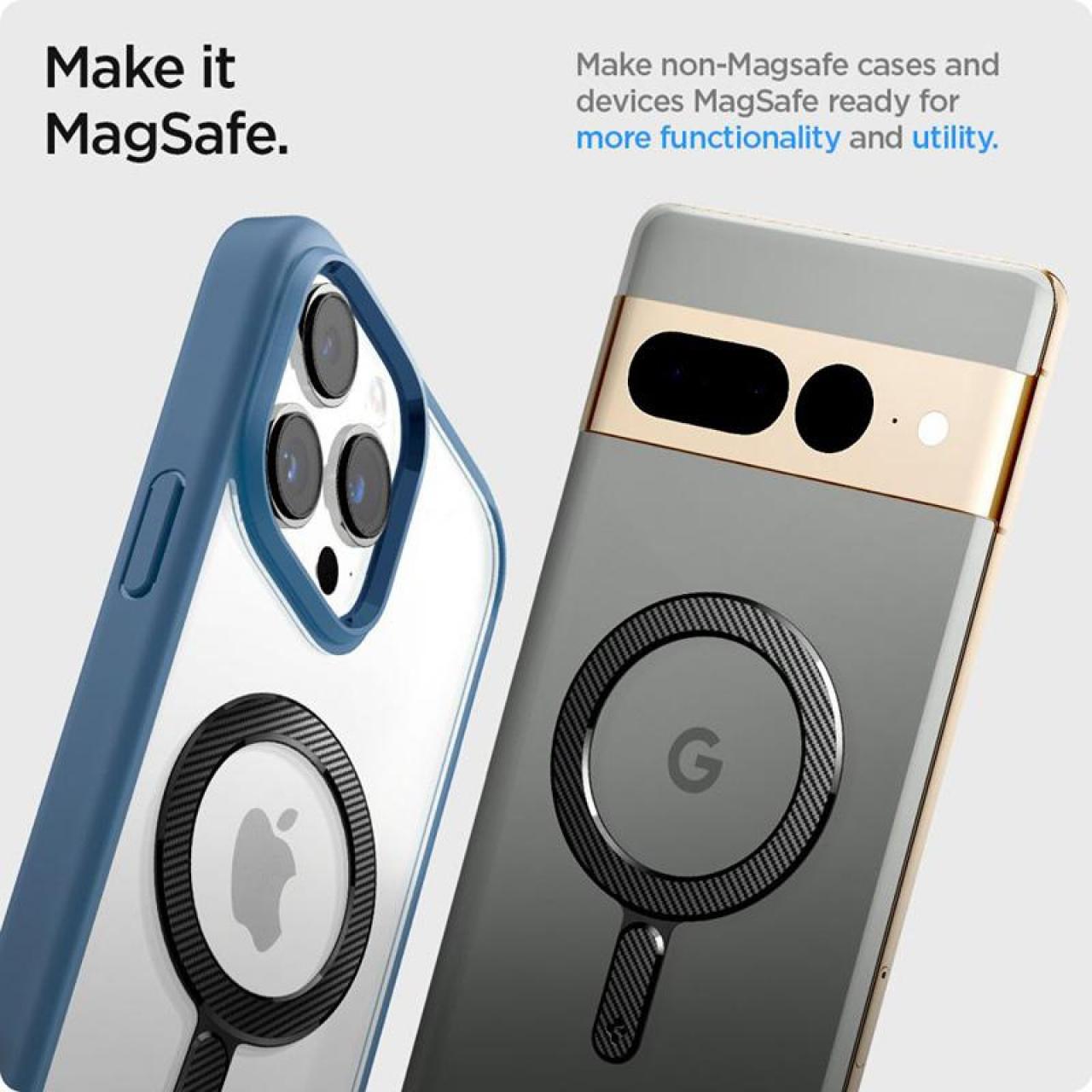Spigen Magsafe Ring with Tray Magnet Ring Plate (MagFit) - Black ACP06106