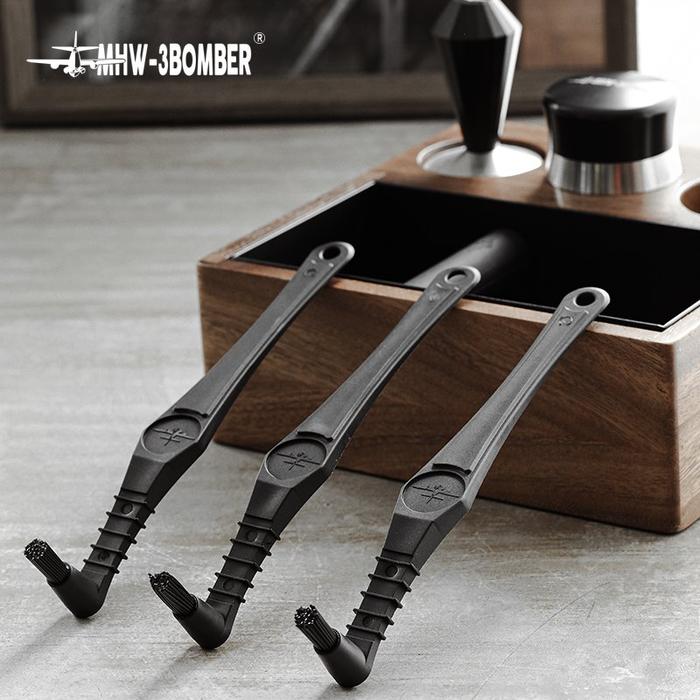 Gambar MHW-3BOMBER - Coffee Machine Cleaning Elbow Brush/ Coffee Grinder Head Brush/ Coffee Machine Cleaning Brush/ Espresso Brush/ Sikat Kopi/ Sikat Espresso/ Pembersih Mesin Espresso/ Kuas Pembersih Mesin Kopi dari Trosten Kab. Tangerang Tokopedia
