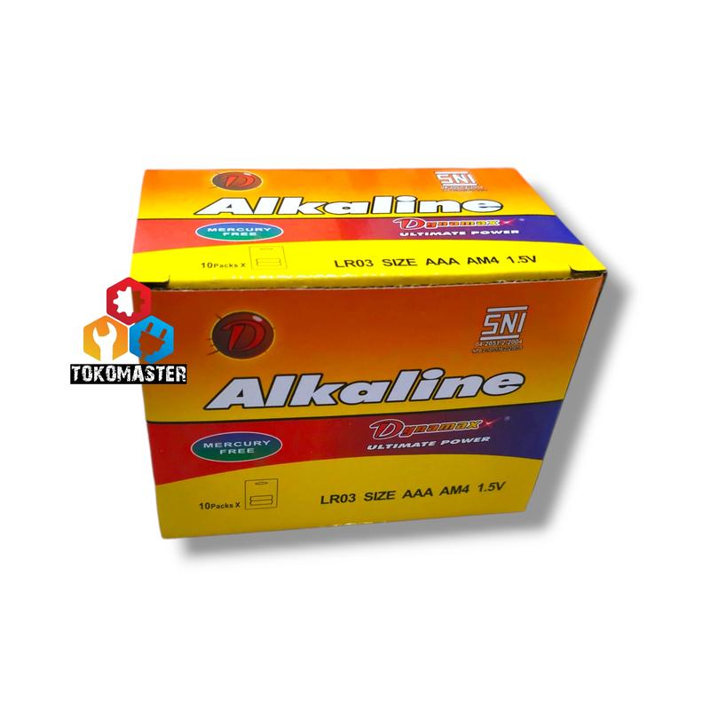 Baterai Alkaline size AAA 1 5 volt Merk Dynamax 1