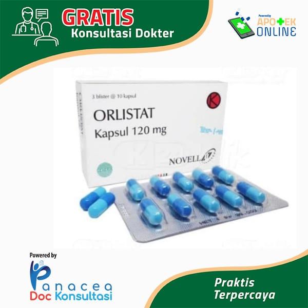 ORLISTAT 120 MG NOVELL PHARMACEUTICAL STRIP 10 TABLET
