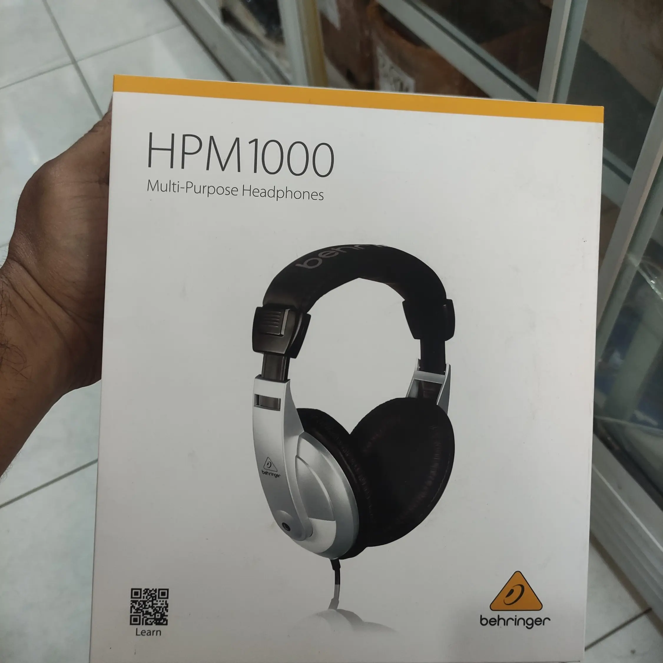 Headphone Behringer HPM1000 HPM 1000 HPM-1000 Silver Headphones ORIGINAL Multi Purpose Headphones Behringer