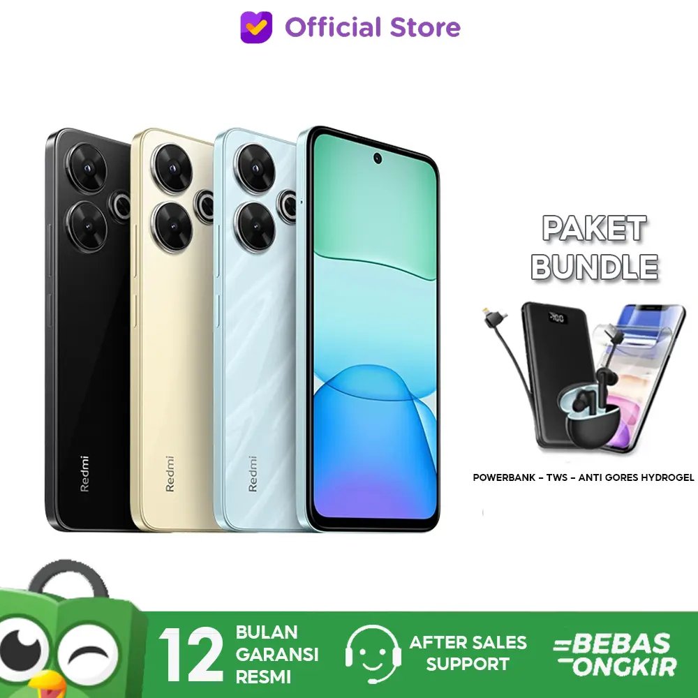 Xiaomi Redmi 13 8/256 8/128 GB Extended RAM 8+8GB Garansi Resmi hp redmi 13 4g