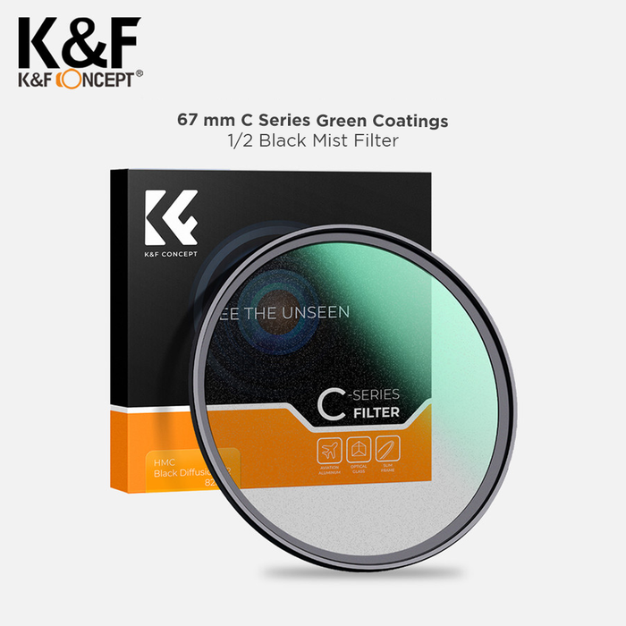 Gambar KNF Concept 67mm Lens Filter Nano-C Black Mist 1/2 Filter K&F Concept - 49MM dari K&F Concept Authorized Dealer Kota Administrasi Jakarta Barat Tokopedia