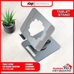 ALUMINUM TABLET STAND HOLDER - 360 DERAJAT - TABLET PHONE STAND HOLDER MODEL B