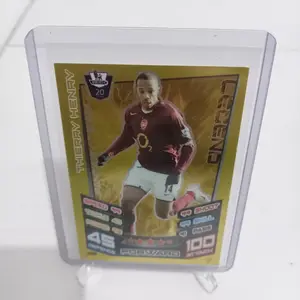 Kartu Bola Thierry Henry Legend Gold Topps match