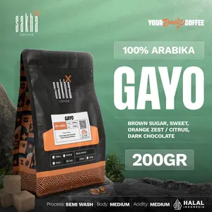 Biji Kopi Bubuk Arabika Gayo Aceh Sumatra Arabica Coffee Beans 200gr