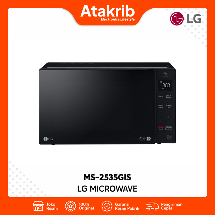 Gambar LG MICROWAVE MS-2535GIS / MS2535GIS NeoChef Solo Smart Inverter 25 Lt dari Atakrib Elektronik Yogyakarta Kab. Sleman Tokopedia