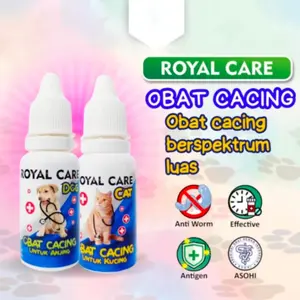 Obat cacing royal care tetes untuk anjing dan kucing 10ml  efektif