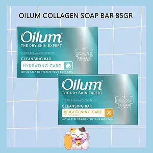 OILUM Sabun Collagen Bar 85gr / Sabun Mandi Batang Cleansing Bar